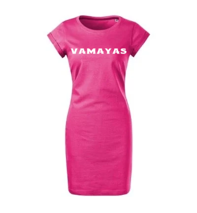 VAMAYAS – Collection n°1  Modèle Victoria – Édition illimitée  Robe à manches courtes.