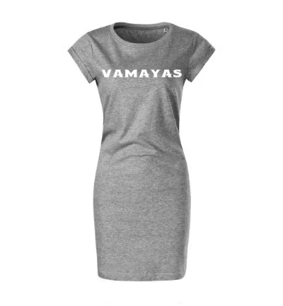 VAMAYAS – Collection n°1  Modèle Victoria – Édition illimitée  Robe à manches courtes.