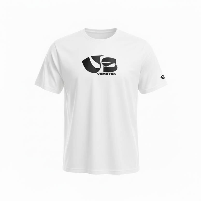 VAMAYAS – Collection n°1  Modèle Essentiel – Édition illimitée  T-shirt à manches courtes.