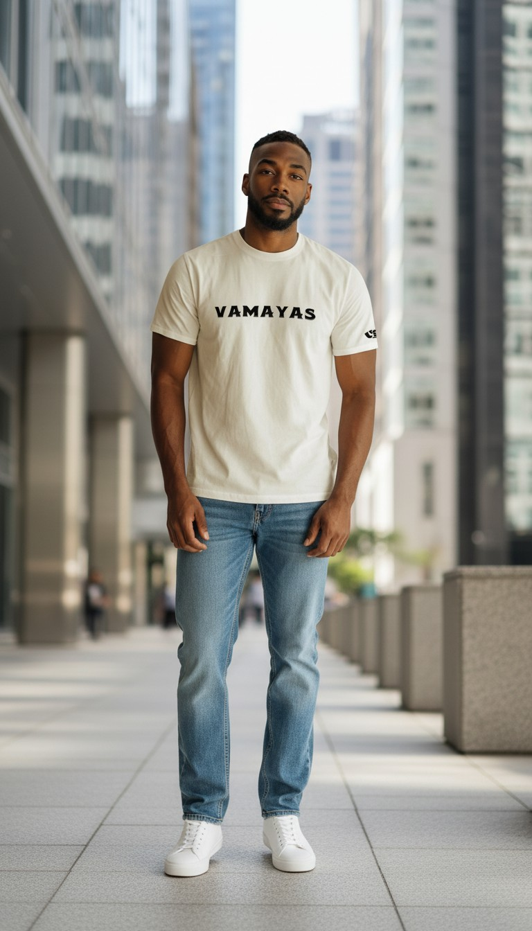 VAMAYAS – Collection n°1  Modèle Basic – Édition illimitée  T-shirt à manches courtes.